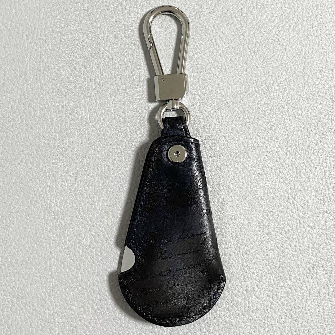 BERLUTI / シューホーン スクリットレザー ローティティブキーリング