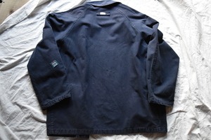 Navy Fronthook Denim Fireman Jacket