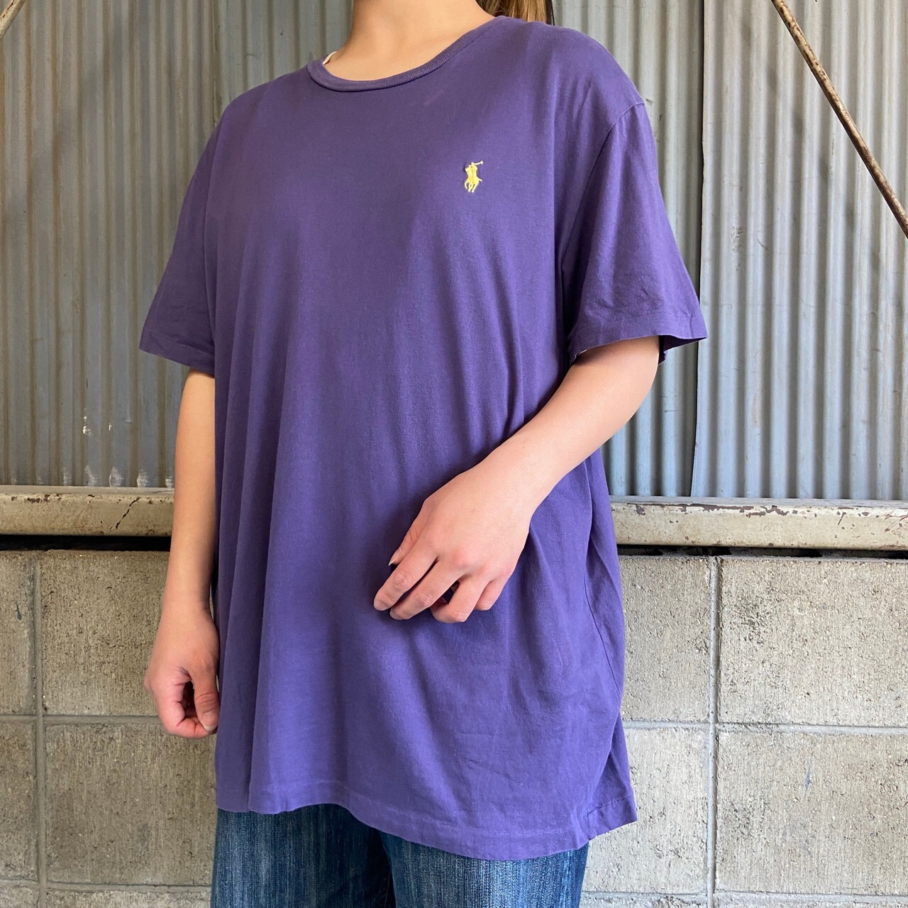 Polo Ralph Lauren ラルフローレン Tシャツ メンズL 古着 ワンポイント 