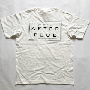 AfterBlue/アフターブルー backlogoS/S Tシャツ ナチュラル【オーガニックコットン】【ユニセックス】