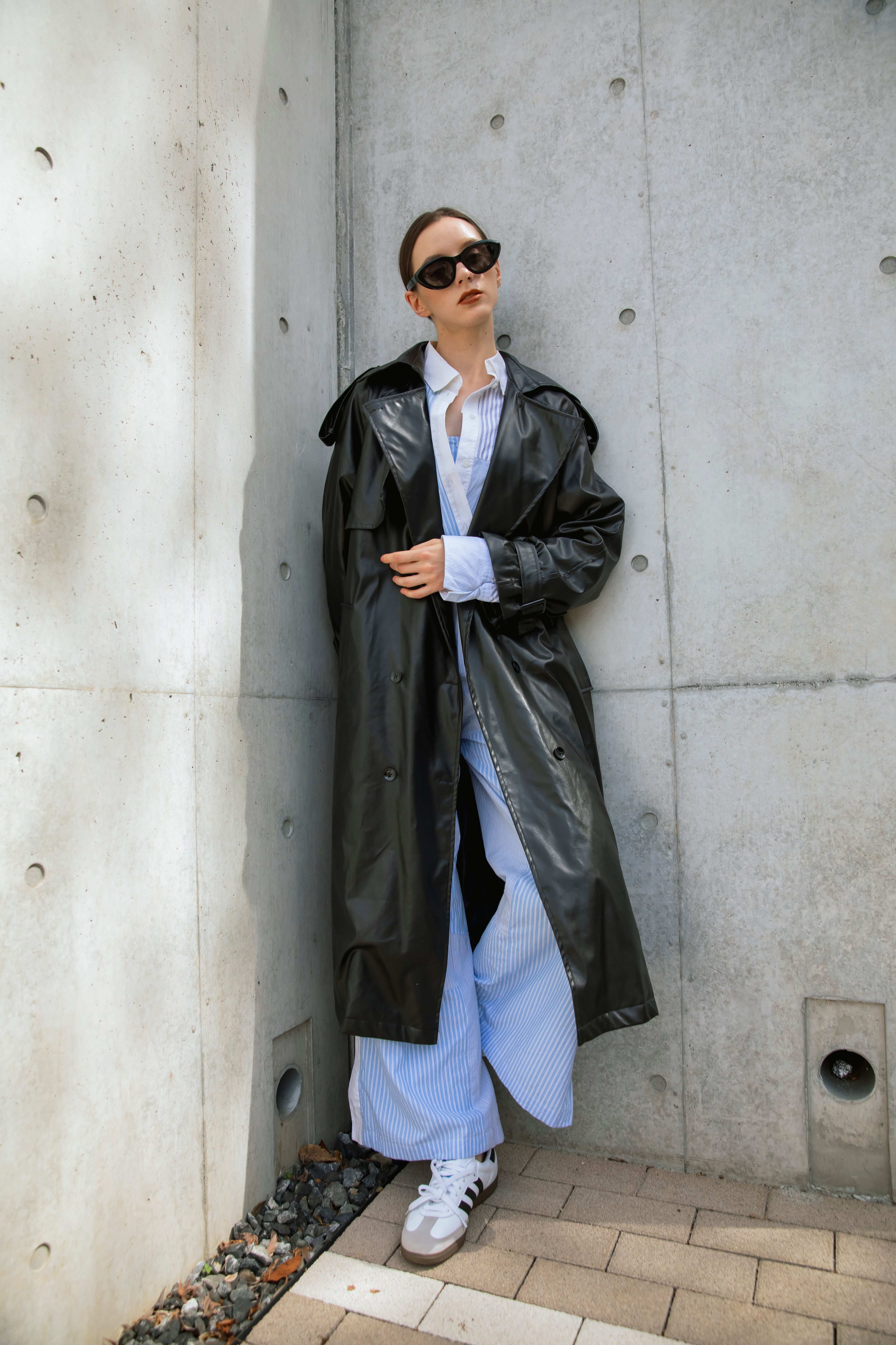 Leather Trench Coat