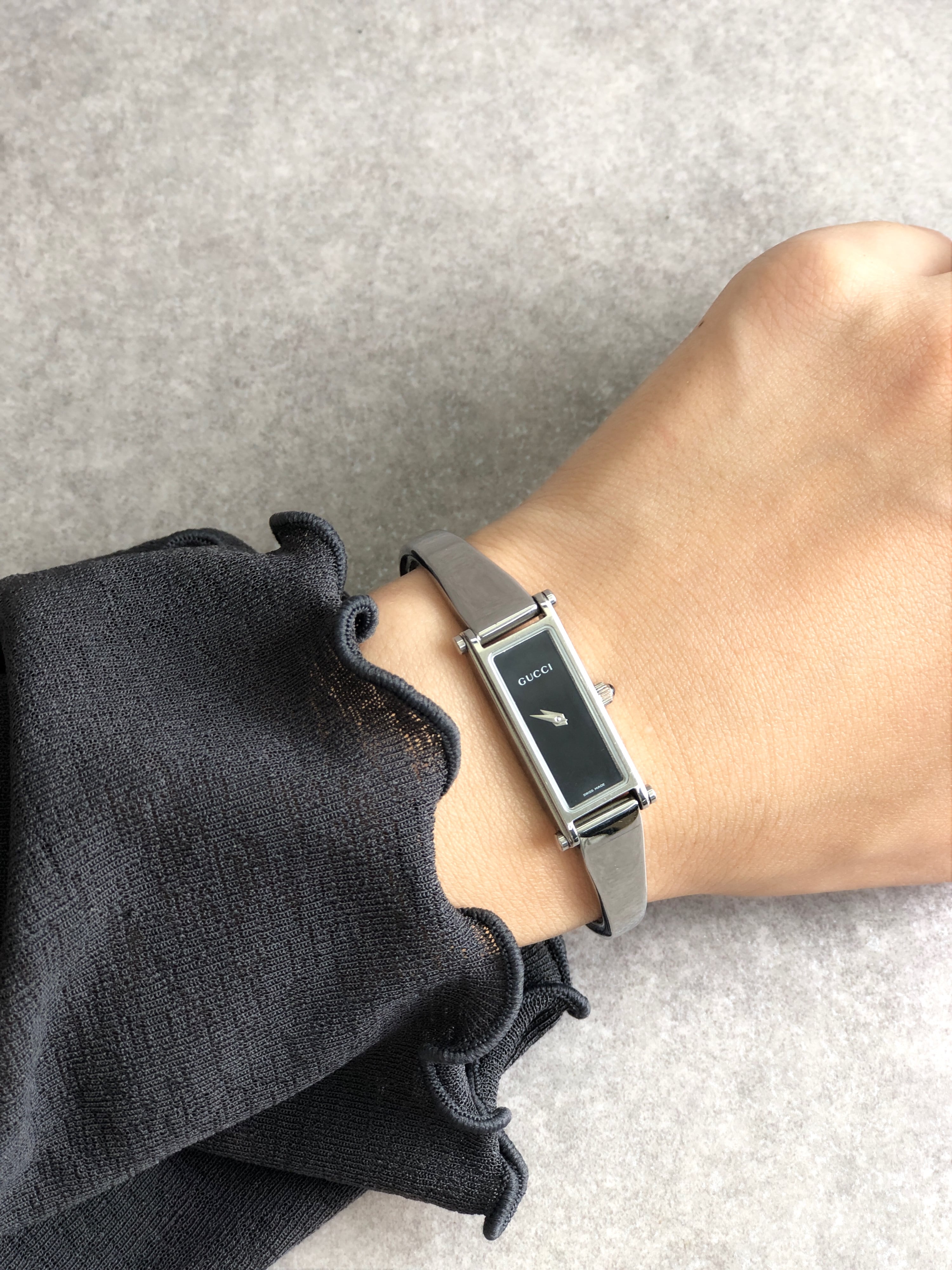 GUCCI グッチ 腕時計 シルバー ステンレススチール クォーツ 1500L vintage ヴィンテージ オールド u74u6j