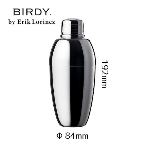 カクテルシェーカー 500ml【0.1ミクロンレベルまで精密に研磨】BIRDY. by Erik Lorincz