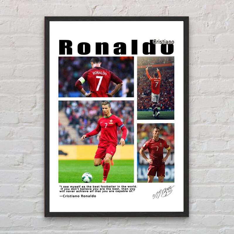 5-クリスティアーノ・ロナウド A4 アートポスター CR7 サッカー