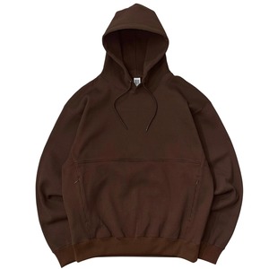COMFORTABLE REASON / POLY WAFFLE PARKA BROWN