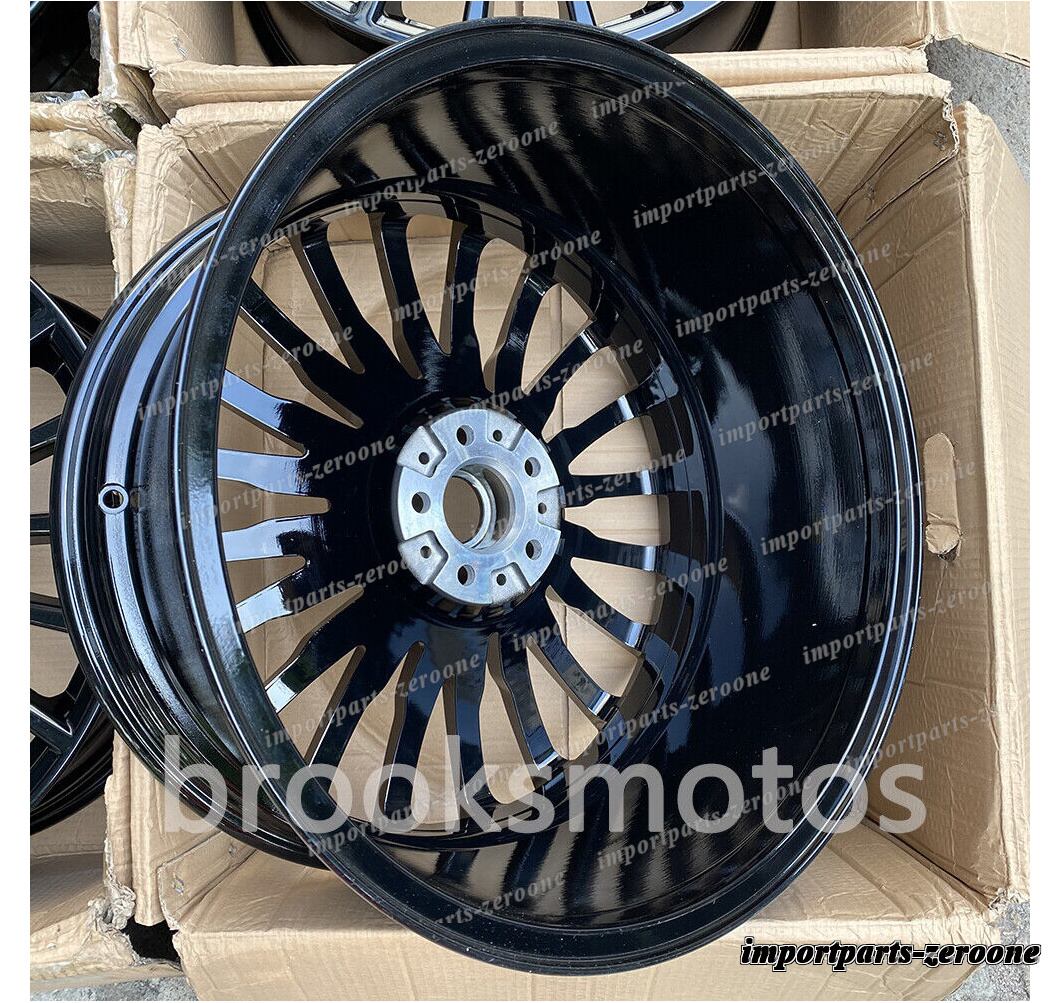 21インチ グロスブラックホイール BMW X5 G05 X6 G06 21x9.5/10.5