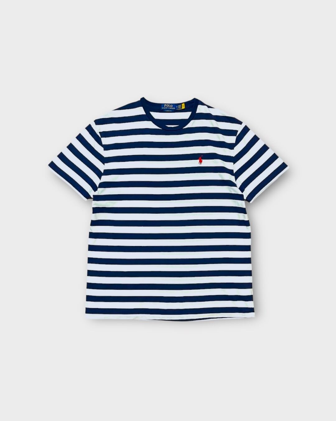 【Used】“Ralph Lauren” Border S/S T-Shirt