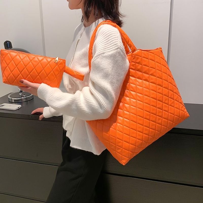 インナーバッグ付きキルティングトートバッグ SU1480 | Sugar.miel