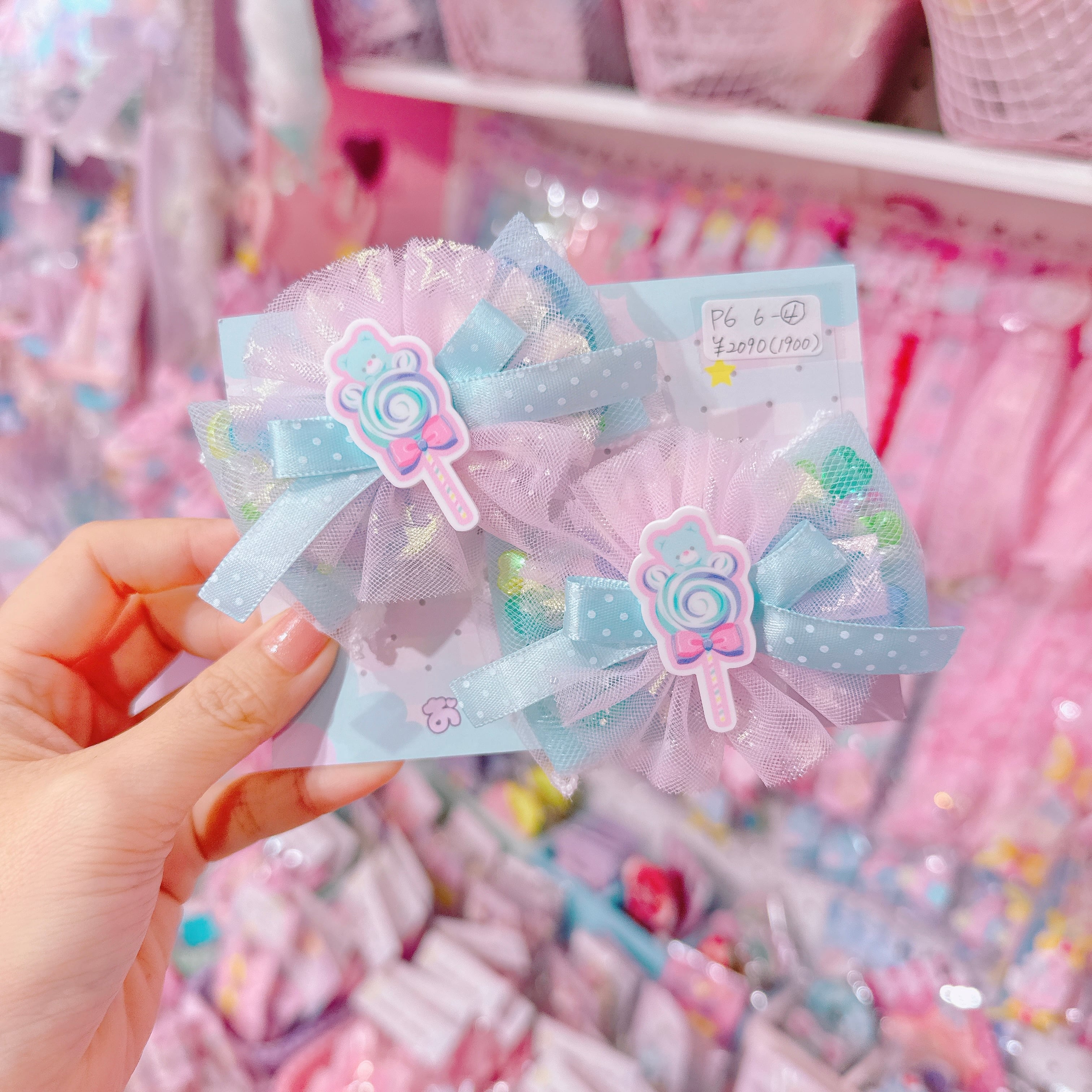 【P6】6-4ツインヘアクリップ