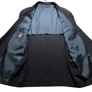 vintage EMPORIO ARMANI double breasted black drape suits set-up