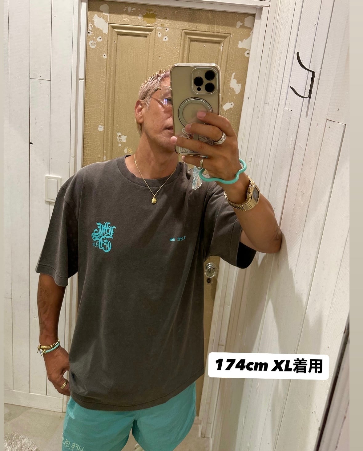 LIFE is lifeピグメントTシャツ￥6,990(7,689)