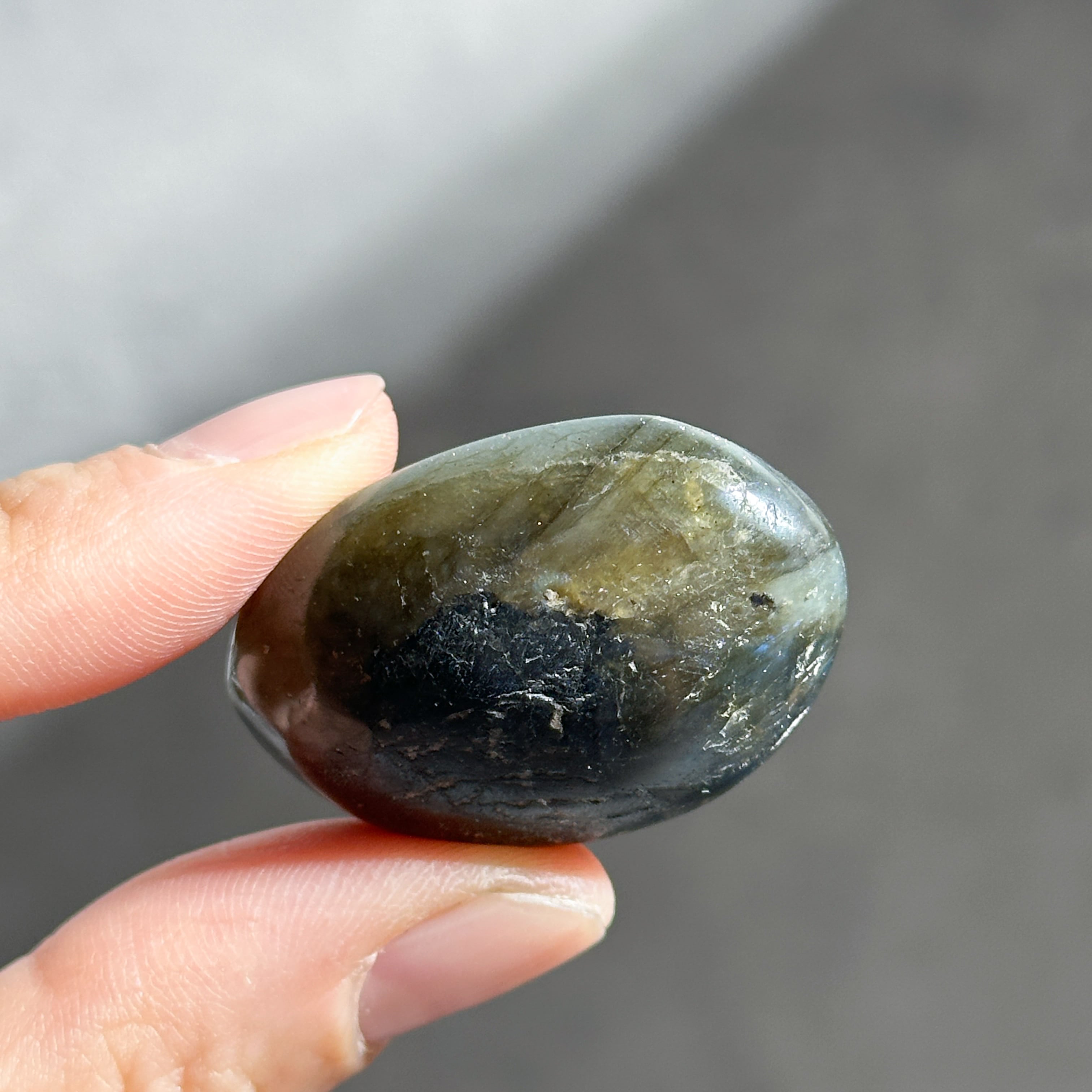 ラブラドライト パームストーン 11◇ Labradorite ◇天然石・鉱物