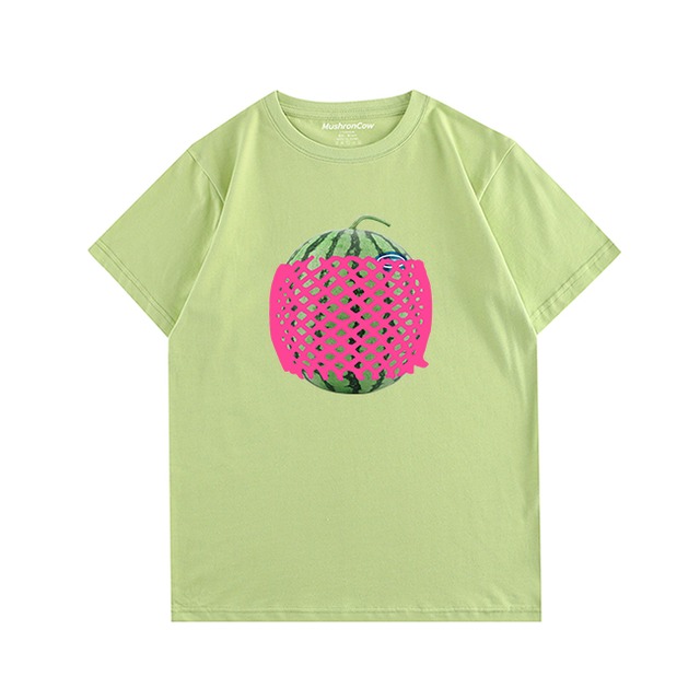 【5色】meshスイカTシャツ (kai0234)