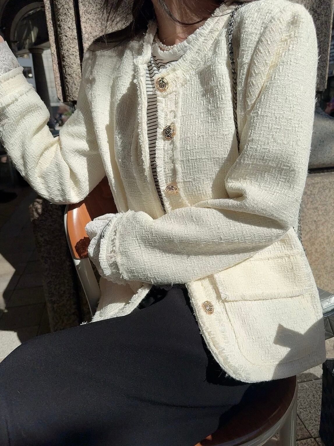 Pallet tweed JK / ivory(4月上旬頃発送予定)