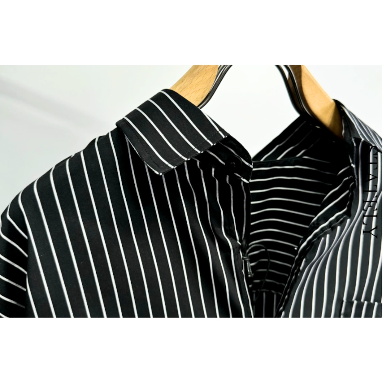 Pinstripe Flow シャツ/2color_T230・画像13