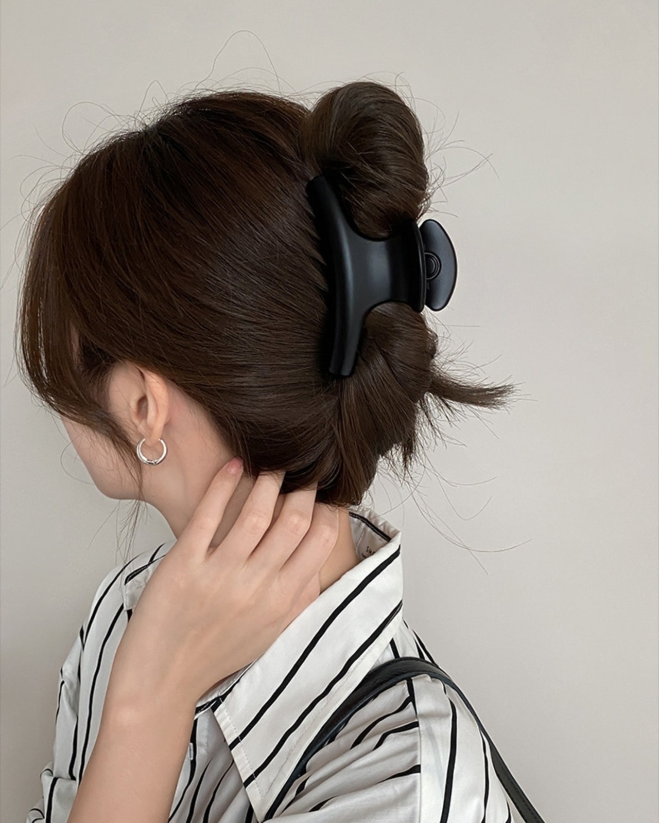 Matt hair clip L0117  (small)