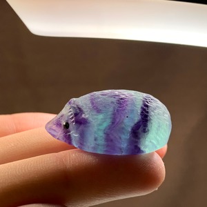 010.可愛い色合い☆フローライト ハリネズミ