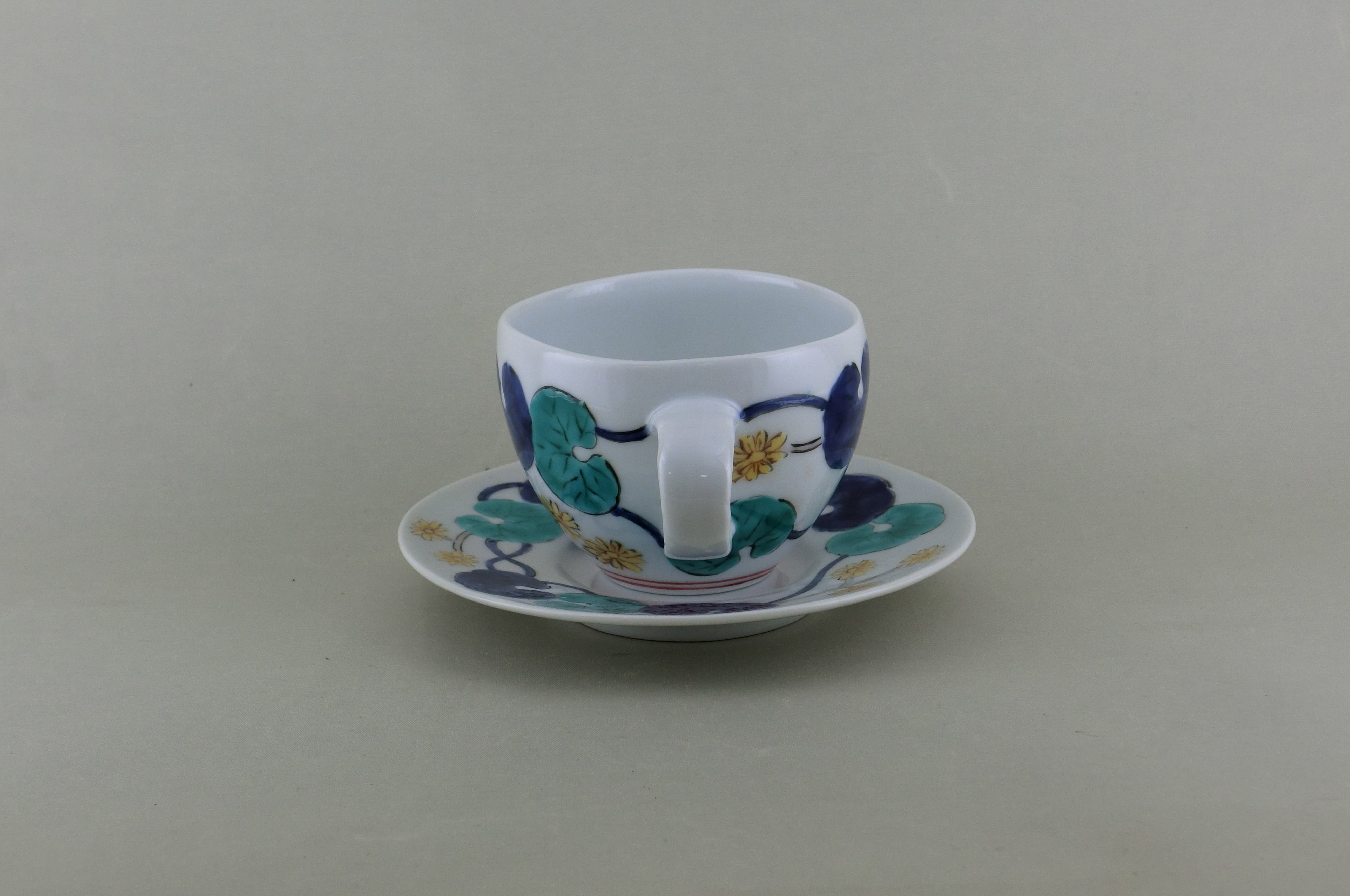 つわぶき　コーヒー碗皿