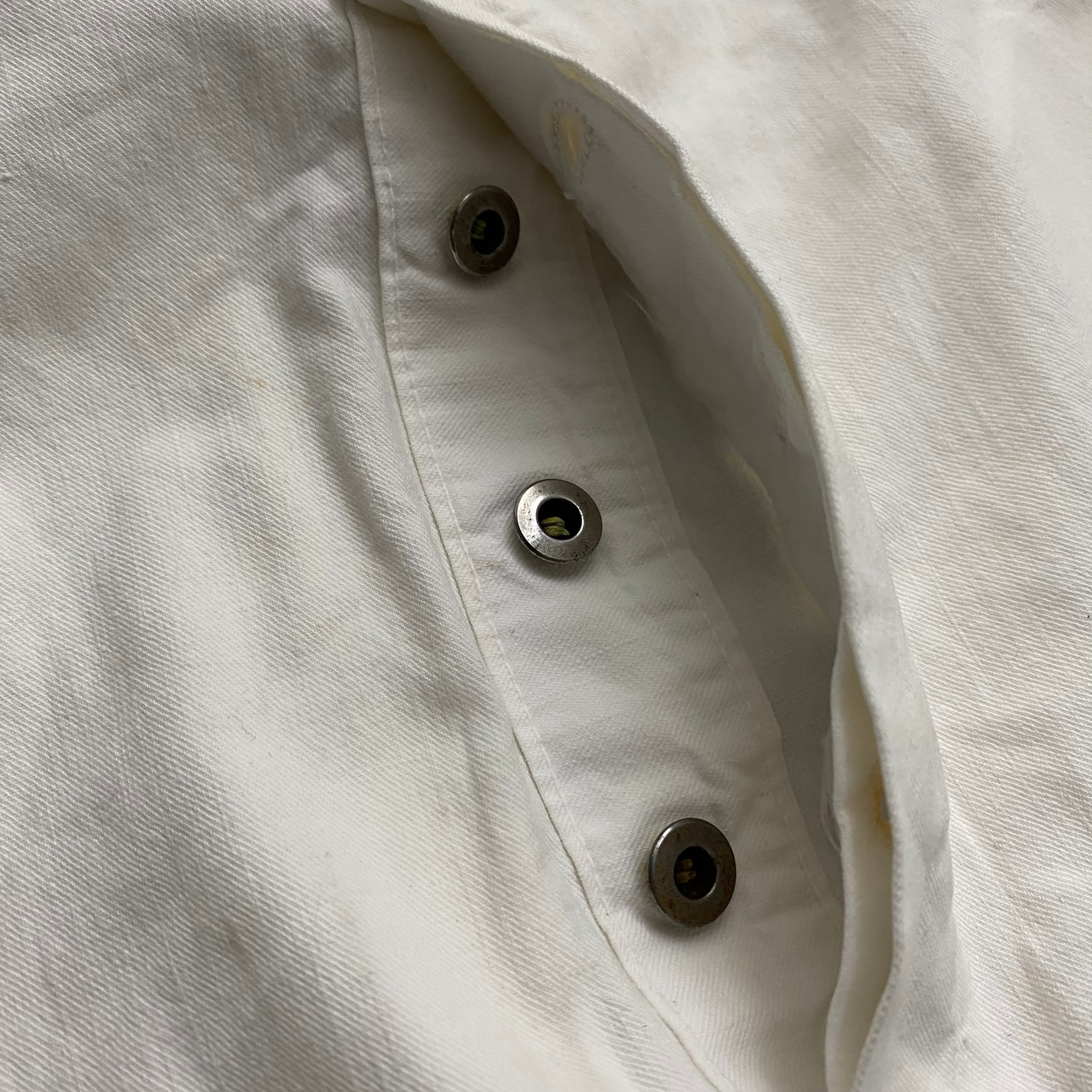 vintage 1950's “Carhartt×HEADLIGHT×FINCK” white overalls | NOIR ONLINE