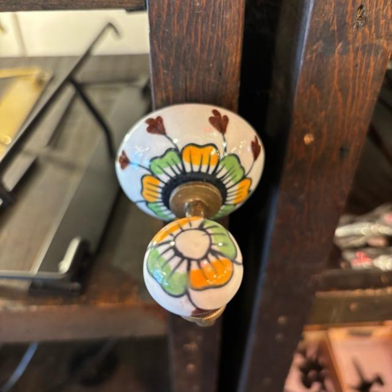 India Round Hook 4types Bohemian Asian style インド ラウンドフック 4種 ボヘミアン アジアン ノスタルジック インテリア