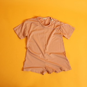 オレンジTシャツサロペット