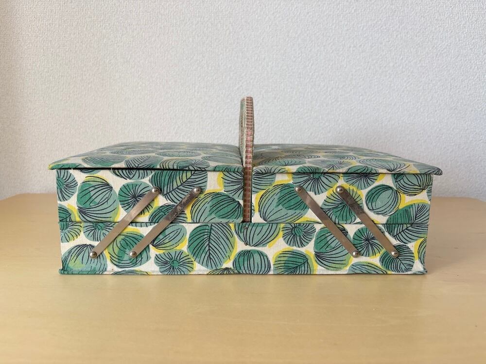 【フランス】カルトナージュの箱/裁縫ボックス