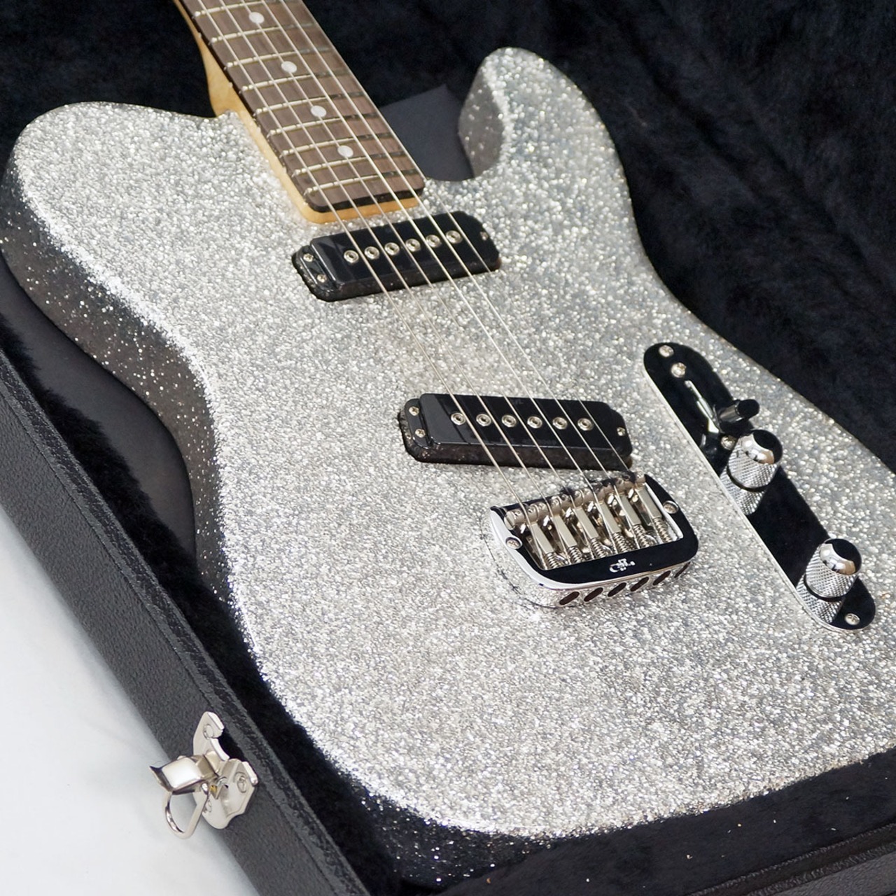 G&L USA Build To Order ASAT Special "Pickguard Delete" (Silver Metal Flake/Rosewood)  [アウトレットSALE特価]