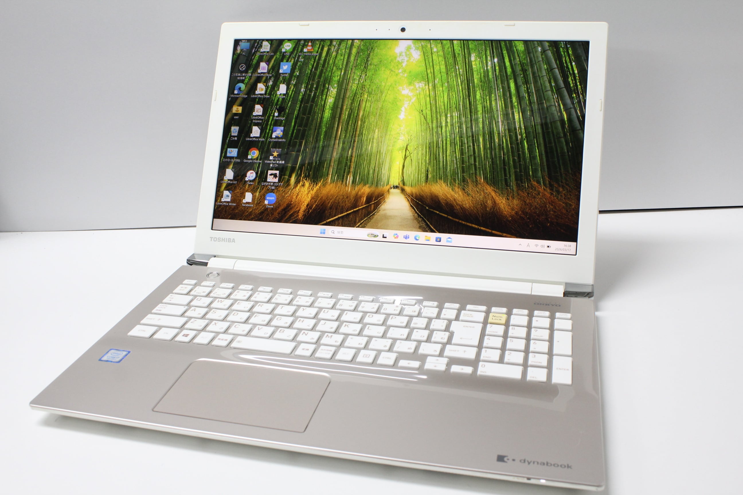 【中古ノートPC】東芝〈dynabook  T75/GW〉Intel core i7/SSD512GB/メモリ8GB ④ 中古ノートPC】東芝〈dynabook T75/GW〉Intel core i7/SSD512GB/メモリ