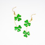 Resin Clover Earring 01  / ピアス