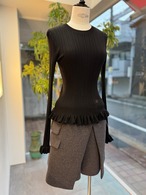 BORDERS at BALCONY MELTON WOOL SHORTS