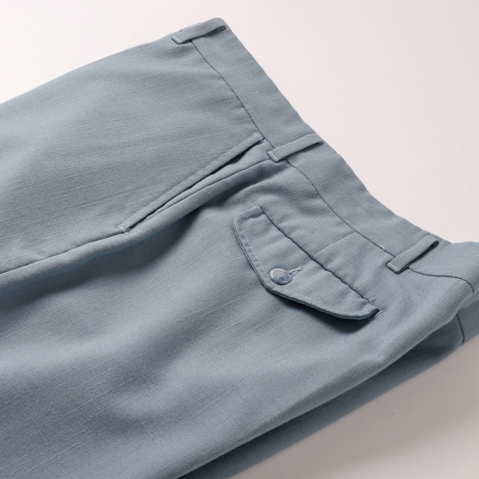 極美品】70s special vintage wool slacks pants W36 blue 