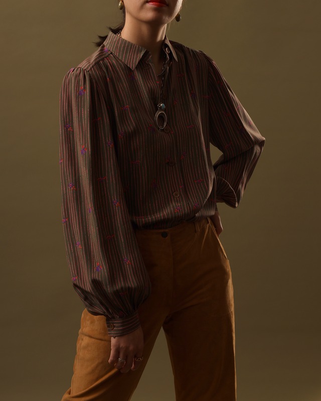 1980’s Ungaro Parallèle Paris / Color Block Blouse