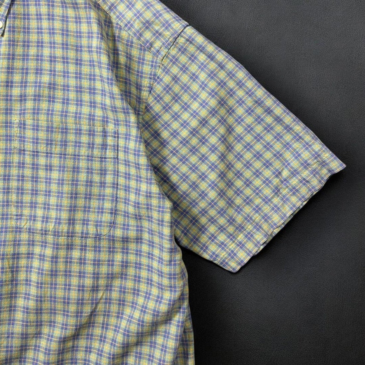 OLD GAP plaid S/S shirt シャツ 古着 - 7