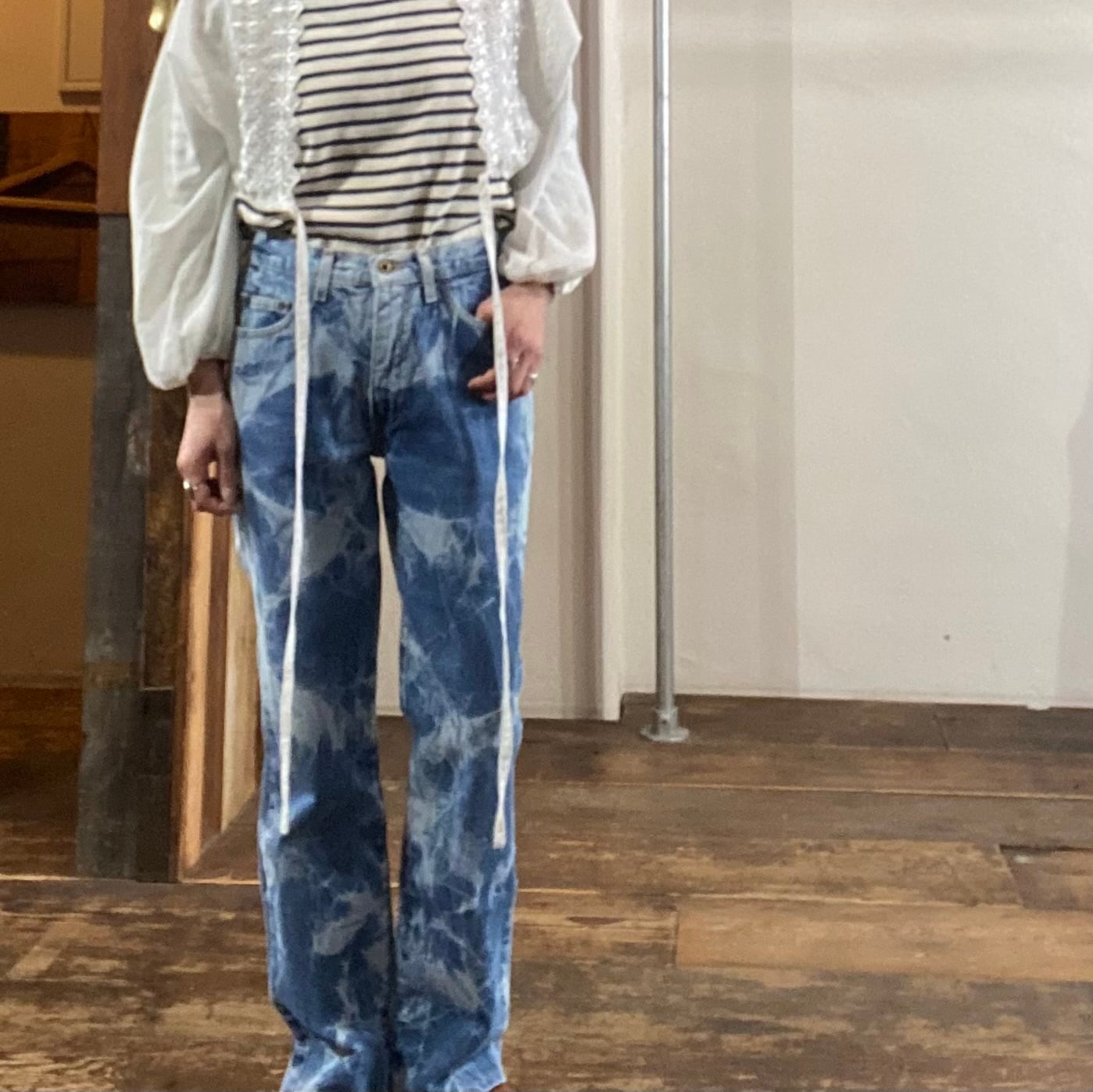 パンツ SU CHEMICAL WASH DENIM PANTS SU - CHEMICAL WASH DENIM PANTS