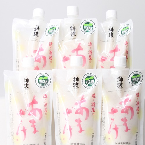 神渡　造り酒屋のあまざけ　250ml×6本ｾｯﾄ　ヴィーガン認定品