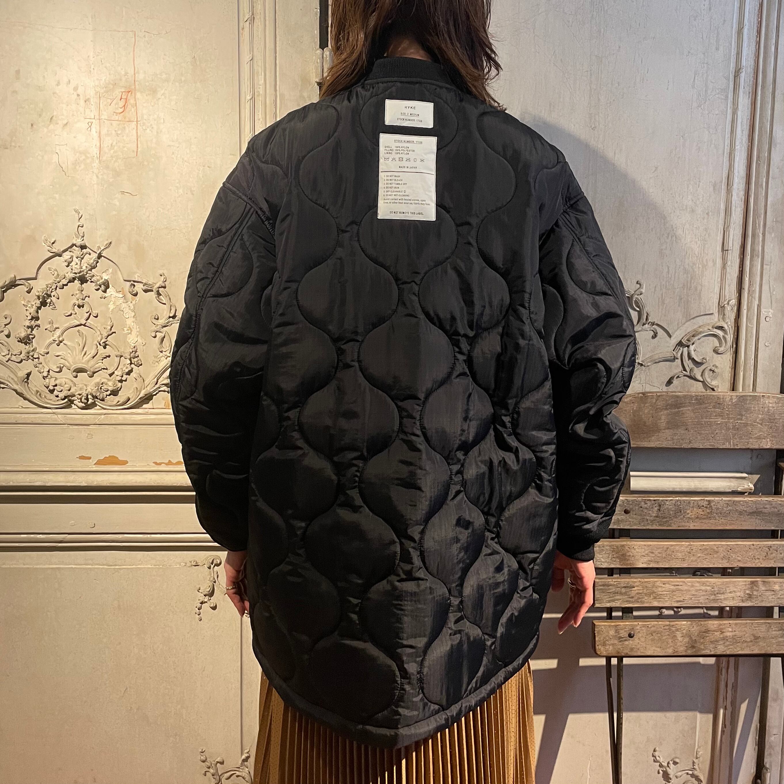 HYKE【ハイク】QUILTED LINER TYPE CWU-9/P JACKET ( 17538 / BLACK