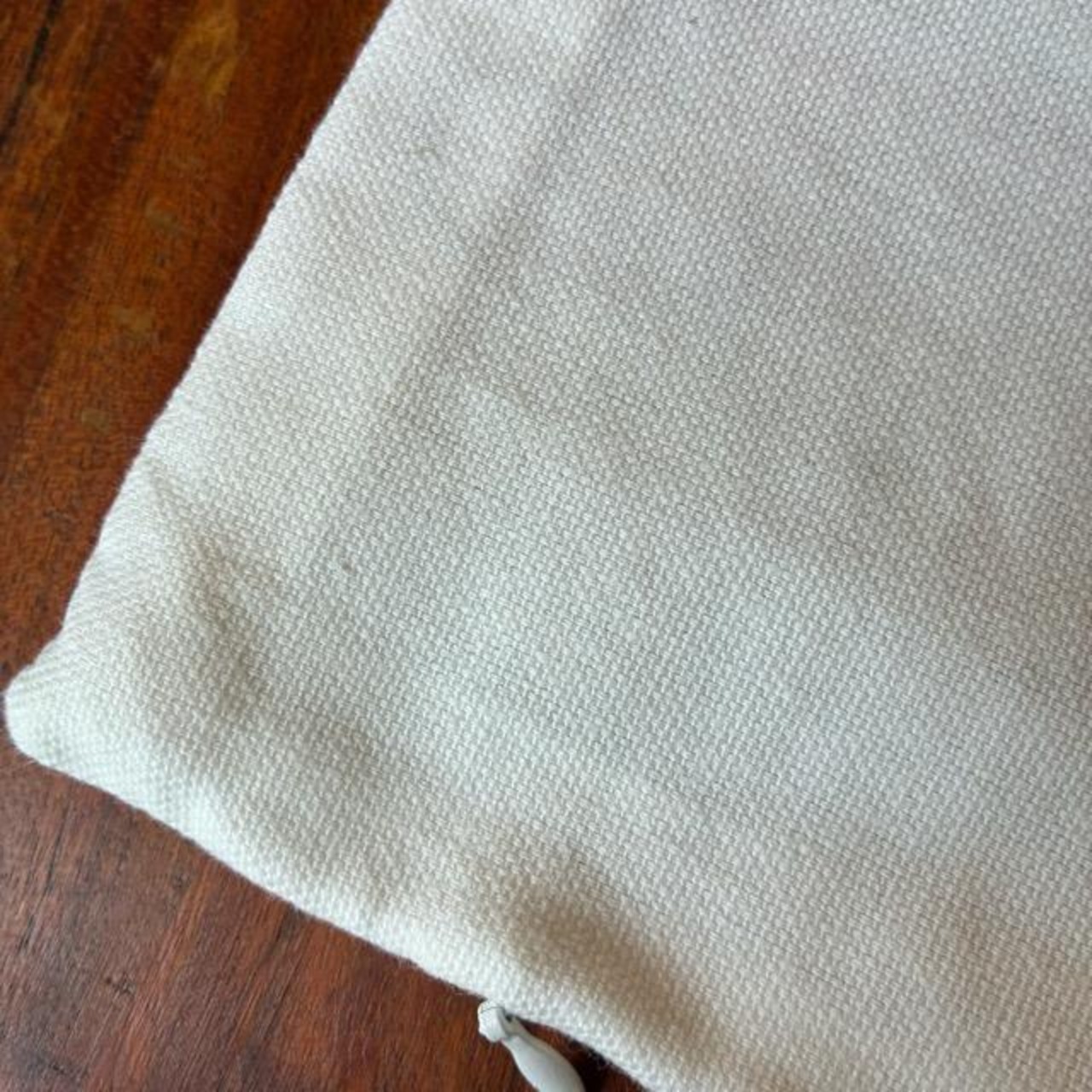 TOPANGA Homefurnishing Art Embroidery Cushion Cover　45×45cm　I　アートエンブロイダリークッションカバー　レッド　キュビズム　刺繍　