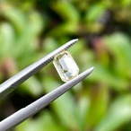 <2ピースペアでの販売> ④非加熱サファイア クラシックエメラルドカット マダガスカル産 6x4x2.7mm, 1.47ct