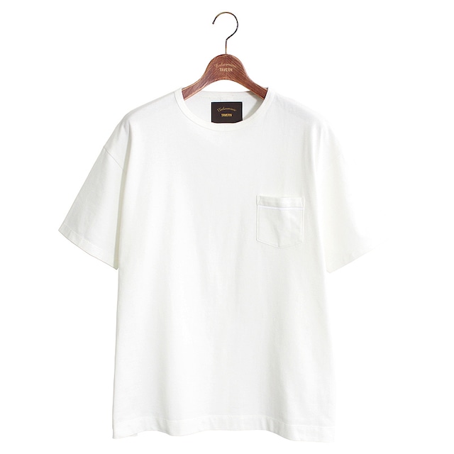 1 pocket Loose Tee -white <LSD-AI3T5>