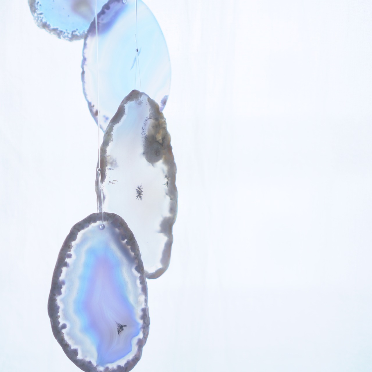 Blue Forest 02 - アゲートヒーリングチャイム / Agate Sun Catcher Wind Chime 864