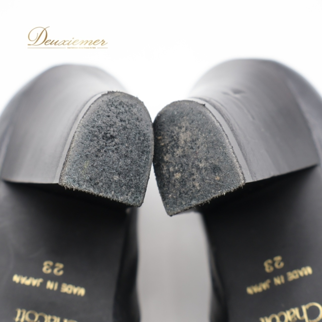 社交ダンス 衣装 シューズ 23cm ブラック系 チャコット Chacott 靴 くつ ヒール 日本製 ケース 袋 セット オープントゥ シンプル 紐 レディース ダンスシューズ ダンス衣装 ステージ イベント 練習 レッスン