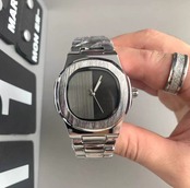 【ICE18】Silverwave Minimalist Timepiece【SILVER×BLACK】