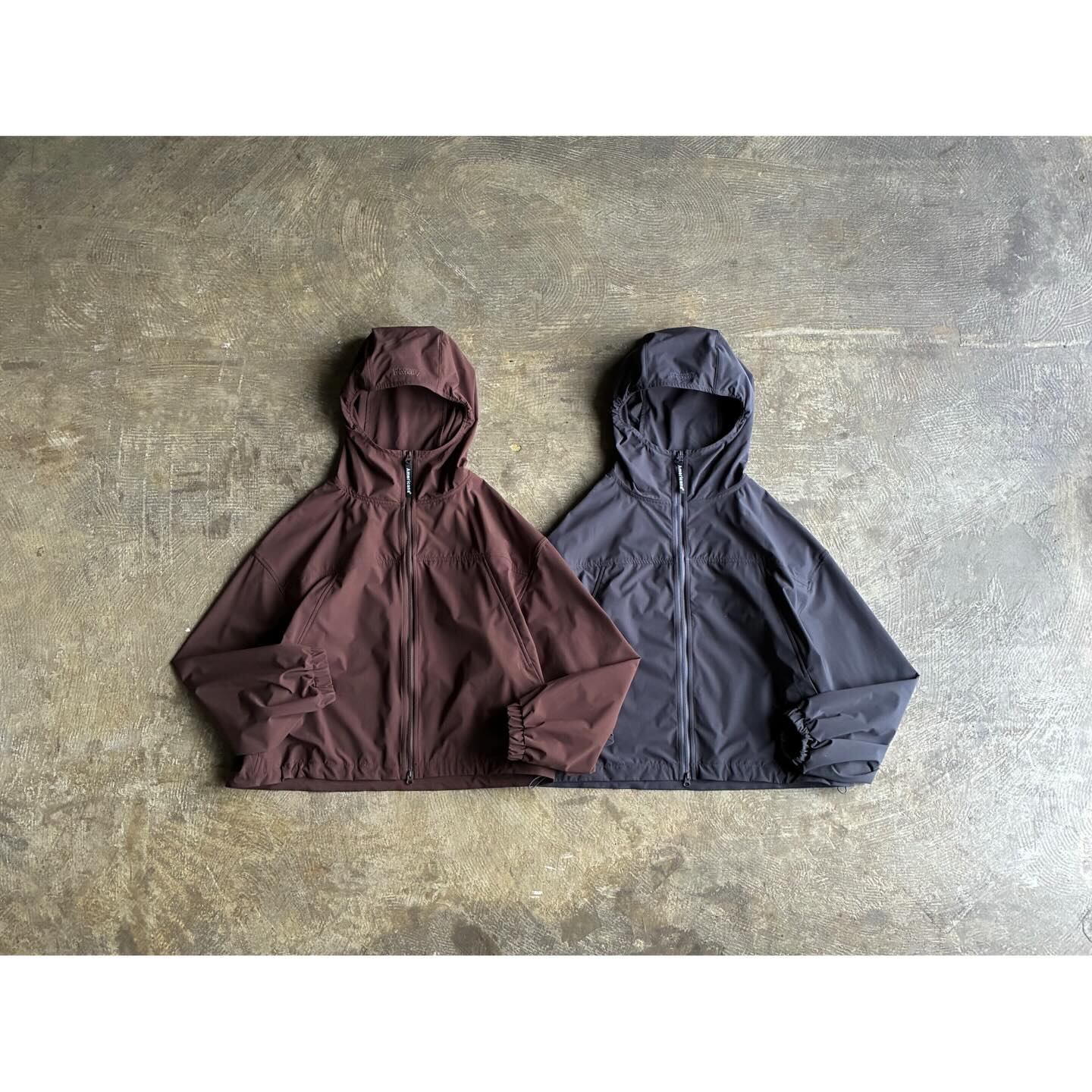 AMERICANA(アメリカーナ) Polyester Taffeta 4Way Strech Cropped Zip