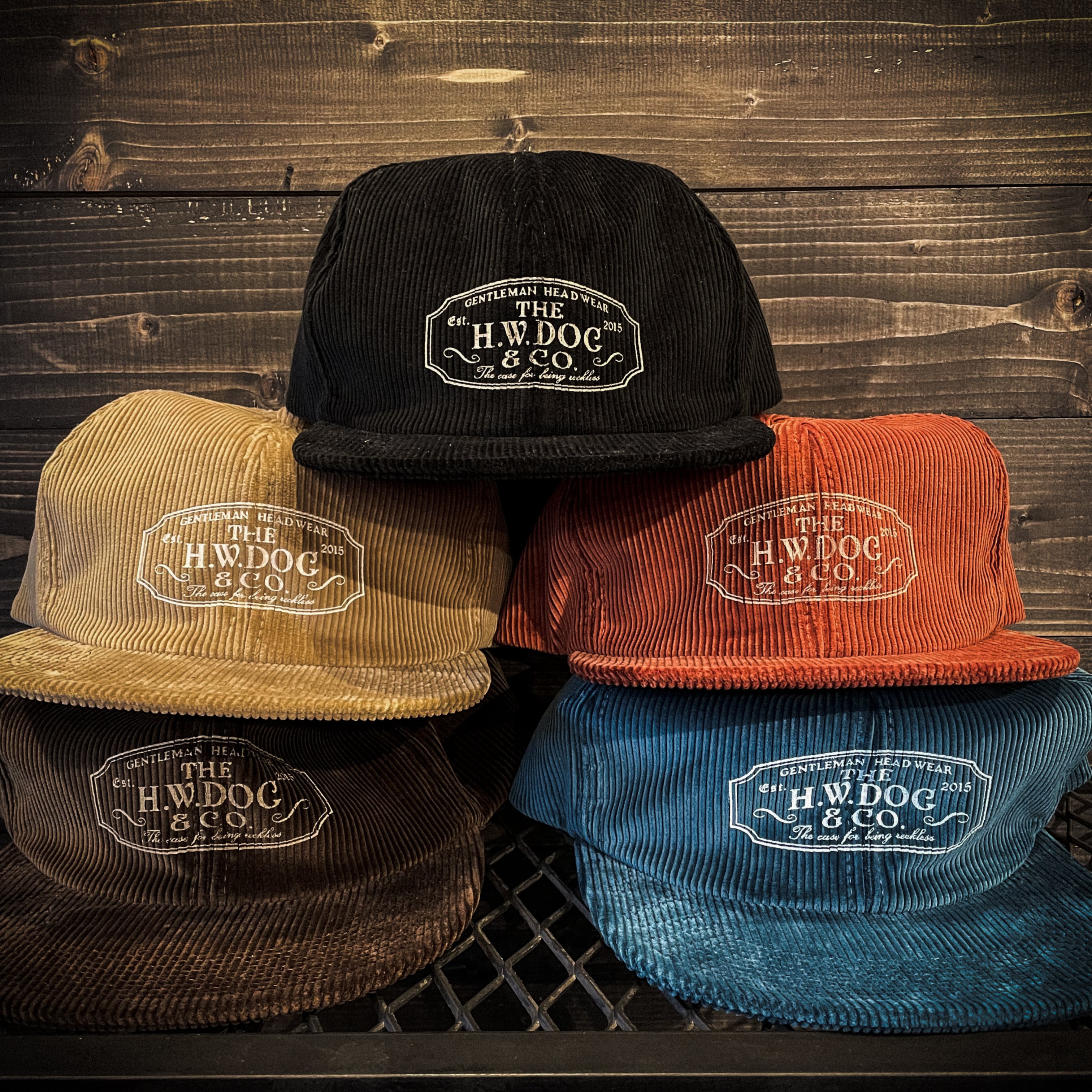 THE H.W.DOG\u0026CO. TRUCKER CAP コーデュロイ　ブラウン