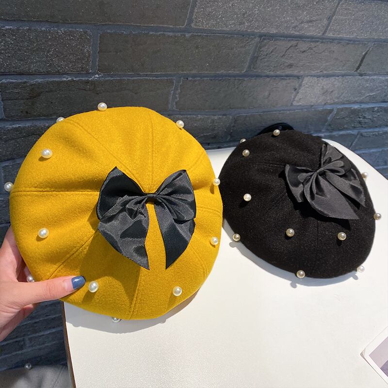 パール リボン ベレー帽 | marimonju ～ ma.rimon_official ～｜個性的