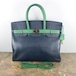 .CELLERINI BICOLOR LEATHER BELTED 2 WAY SHOULDER BAG MADE IN ITALY/チェレリーニバイカラーレザーベルテッド2wayショルダーバッグ 2000000045511