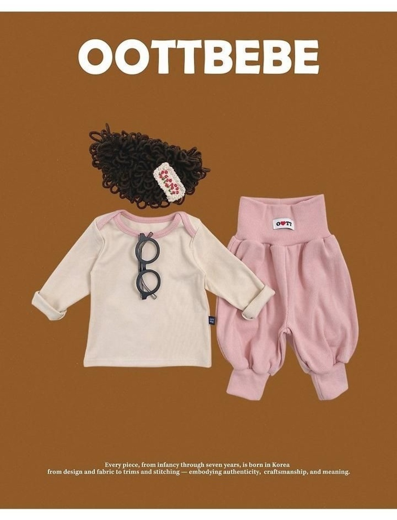 韓国子供服 / 26winter / oottbebe / おもちアラジン上下セット / ベビー&キッズ / 冬服 *XS~XL*
