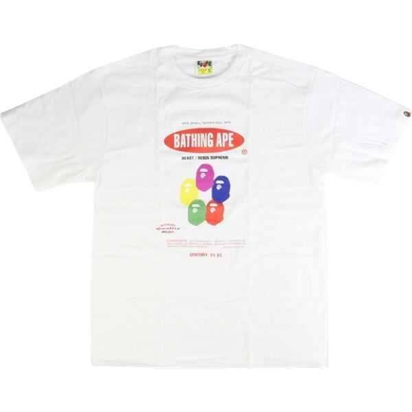 Size【XL】 A BATHING APE ア ベイシング エイプ ×STASH Tee White T 