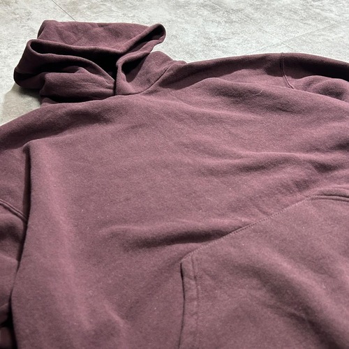 00s Russell Hoodie 無地 ブラウン ounce Mid L 詳細写真7