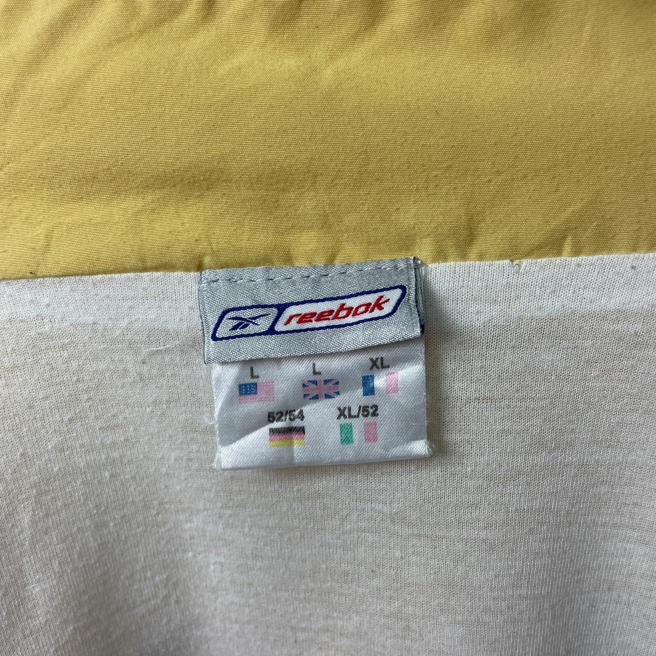 00年代 Reebok リーボック ロゴ刺繍 ポリエステル トラックジャケット 